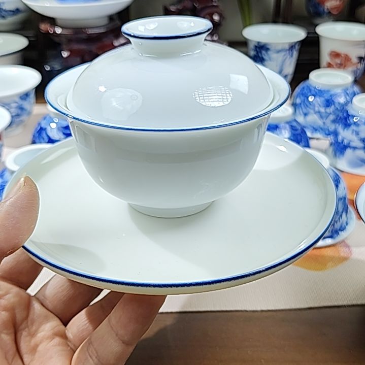 景德镇手绘陶瓷茶具杯子