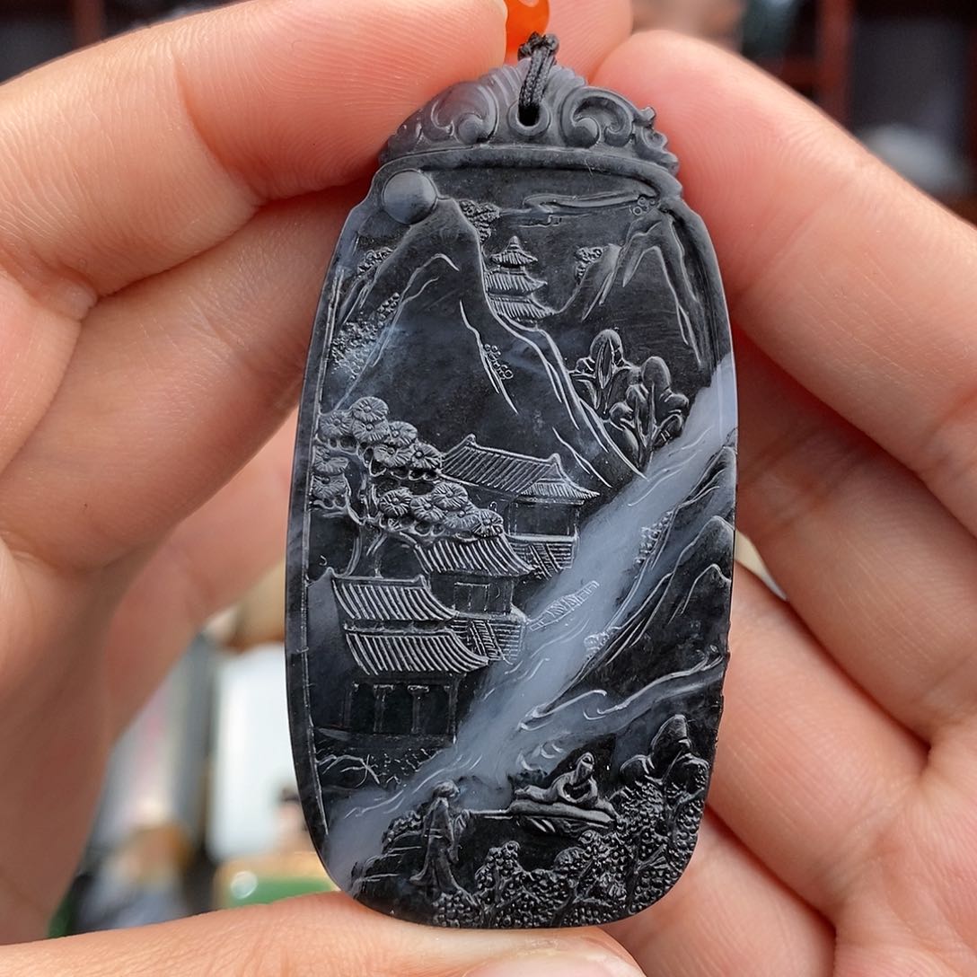 和田玉挂件未镶嵌