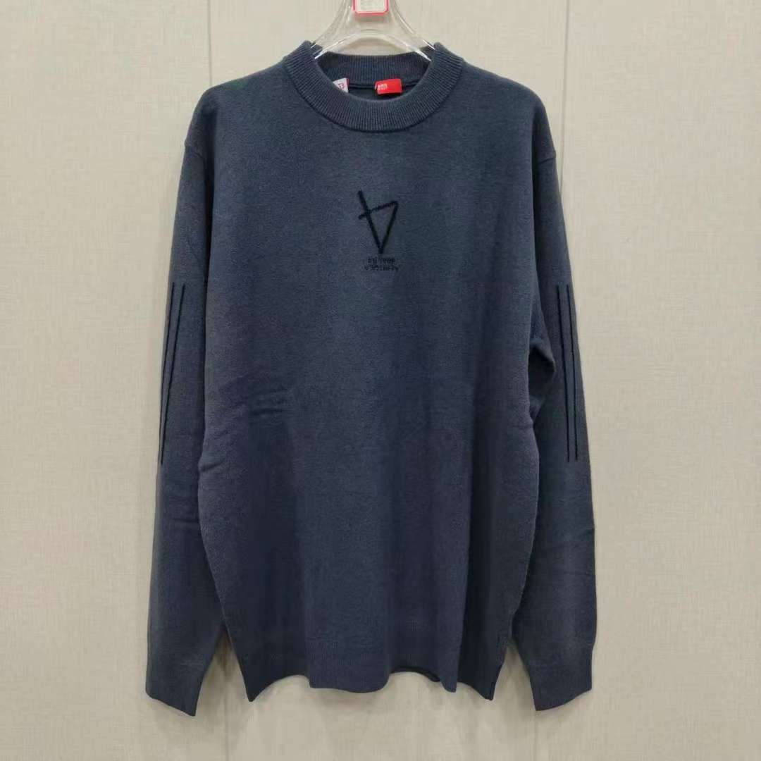 蓝色 100%绵羊毛男款上衣