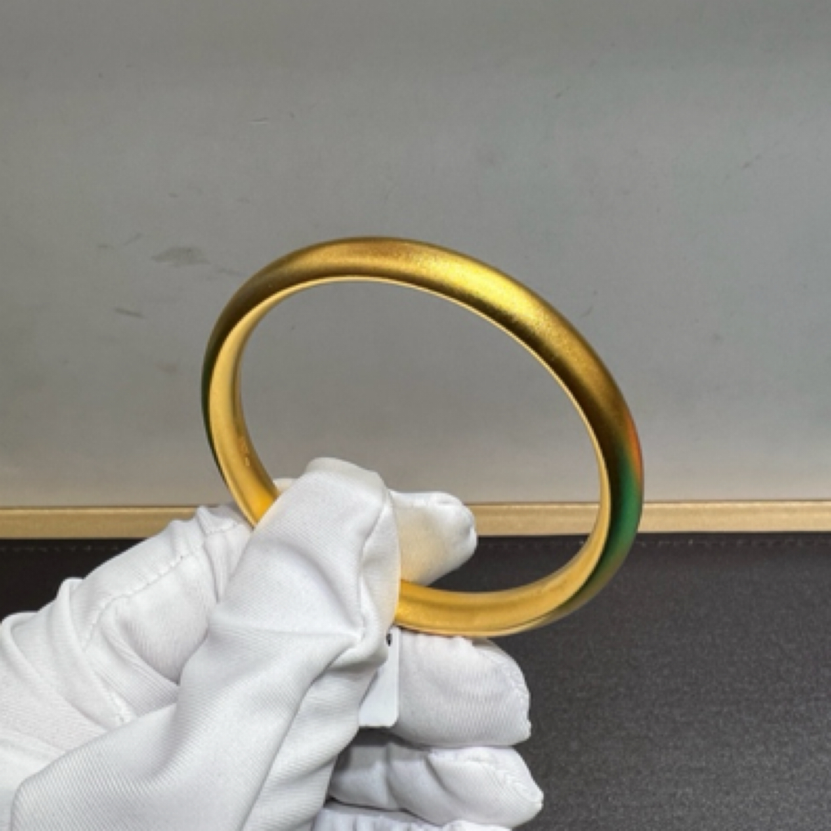 足银手镯 古法泥鳅背手镯（总重31.62克）