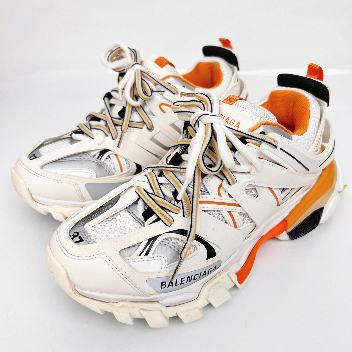 95新 Balenciaga/巴黎世家 TRACK女士运动鞋/98新/37码/lz01993
