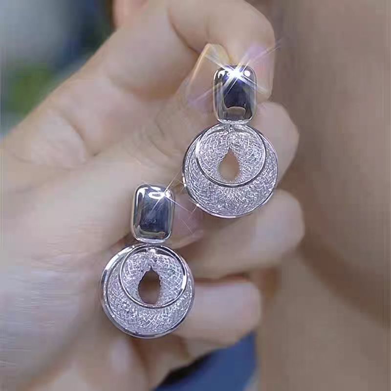 铜合金耳饰 女日韩耳环手工复古耳圈韩版耳扣N2073A1