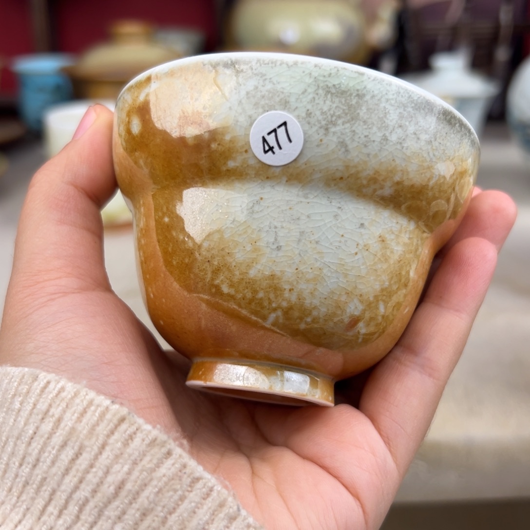 杯纯手工柴烧主人杯