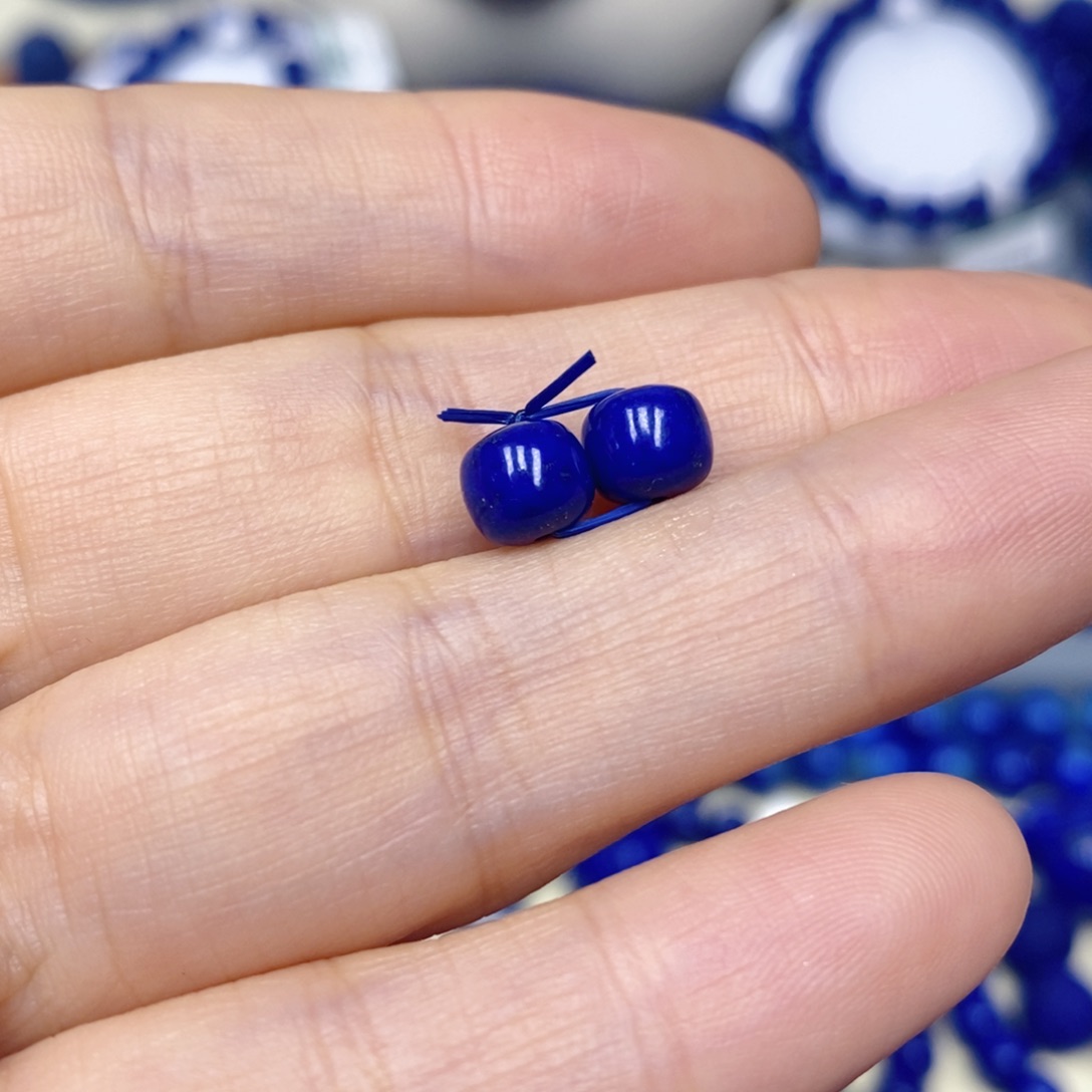 十***粥青金石未镶嵌颈饰