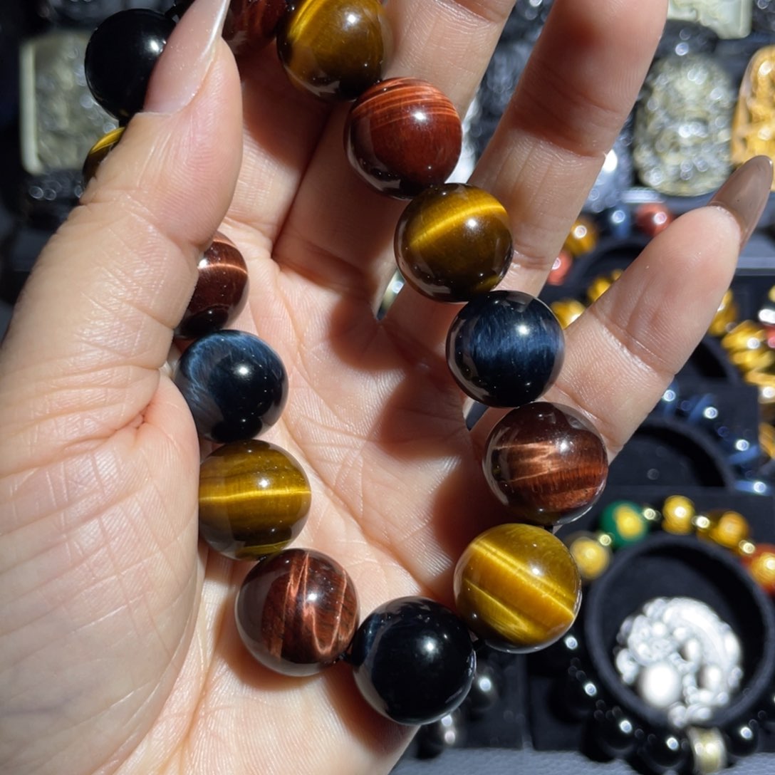 木变石（虎睛石）未镶嵌手链巨*座