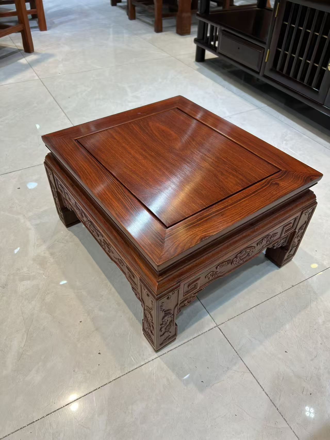 刺猬紫檀国标红木小炕几