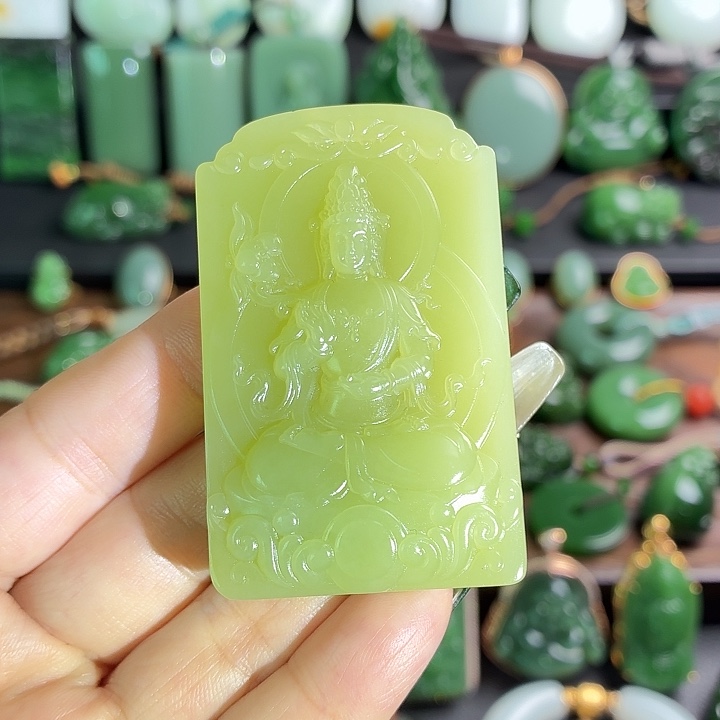 和田玉未镶嵌挂件