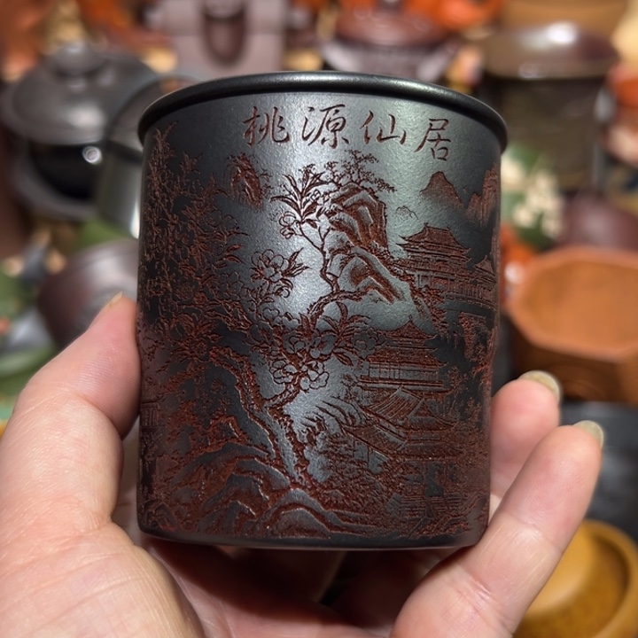 茶杯紫砂宜兴紫砂主人杯