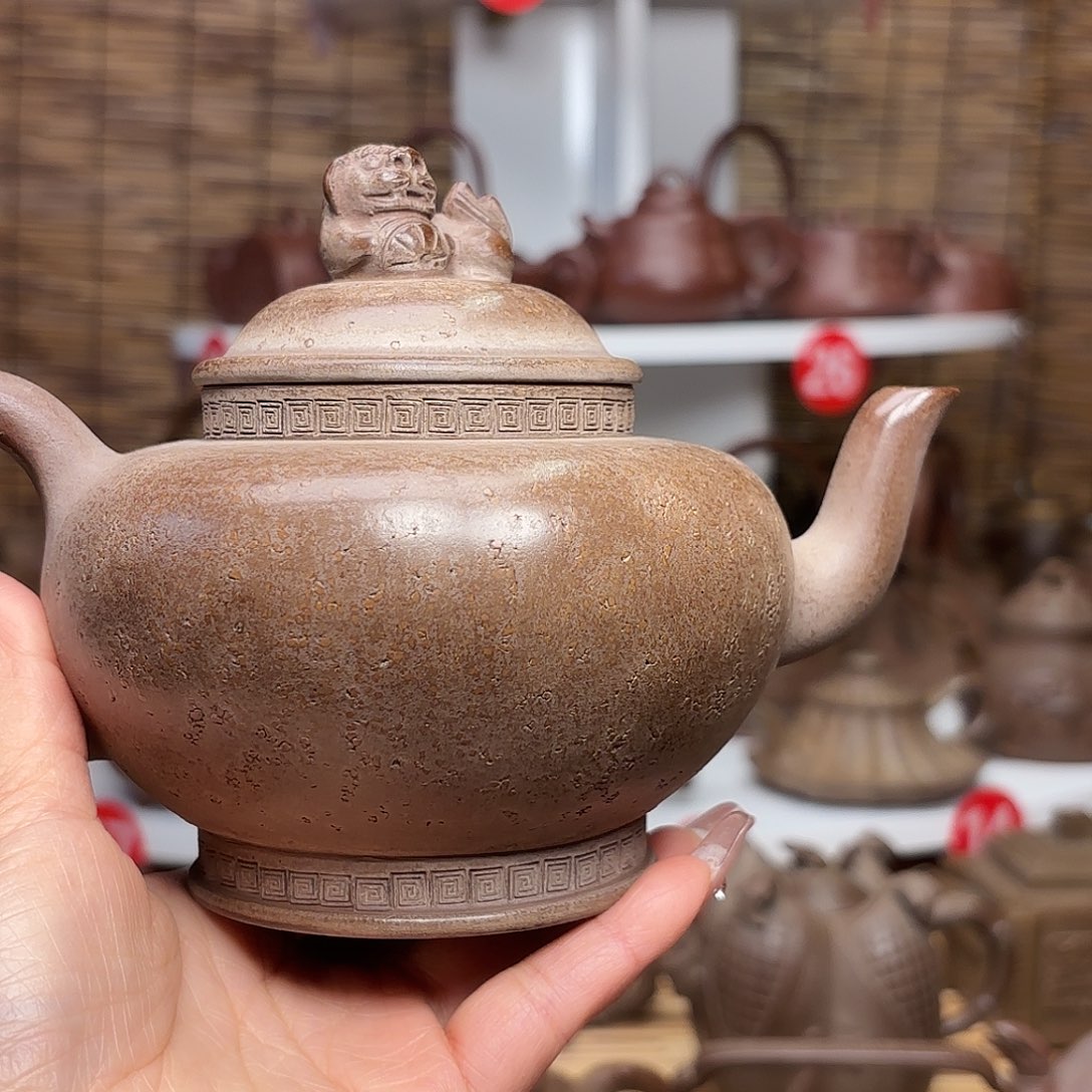 紫砂茶壶闲**鹤紫砂老壶