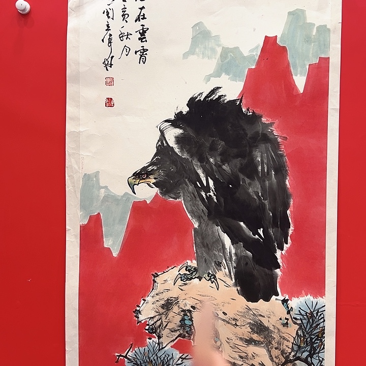 国画何老师参展作品