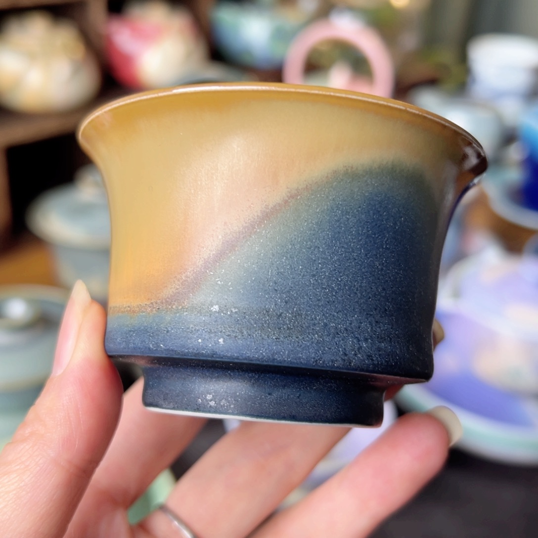 杯青現纯手工柴烧茶器