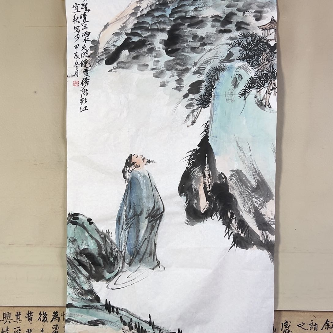 国画153 花鸟在此鸣叫时还要一