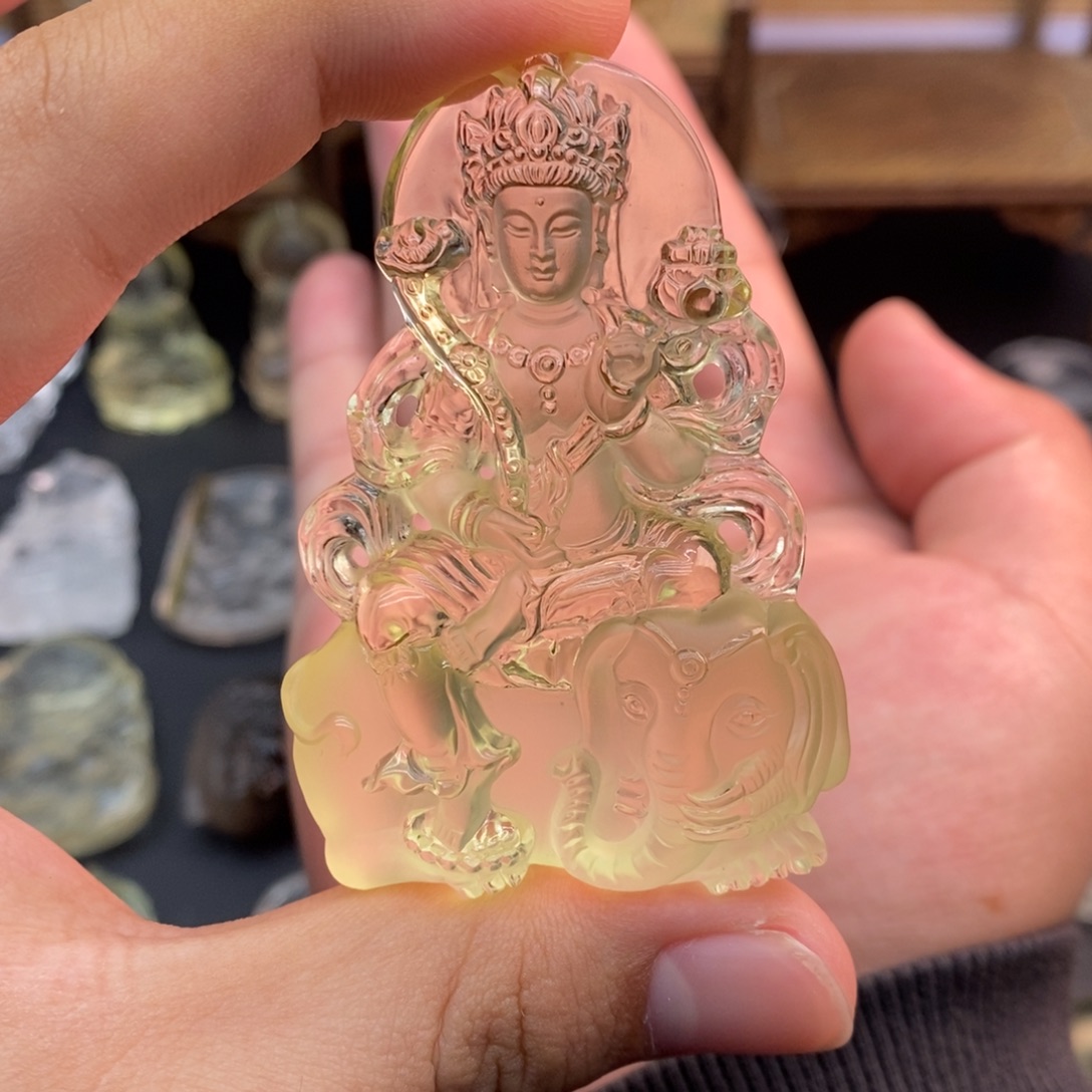 堂***记水晶颈饰未镶嵌定制