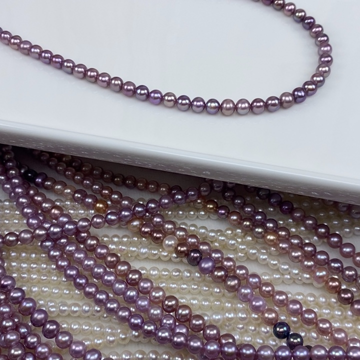 未镶嵌闪购淡水珍珠君*兰