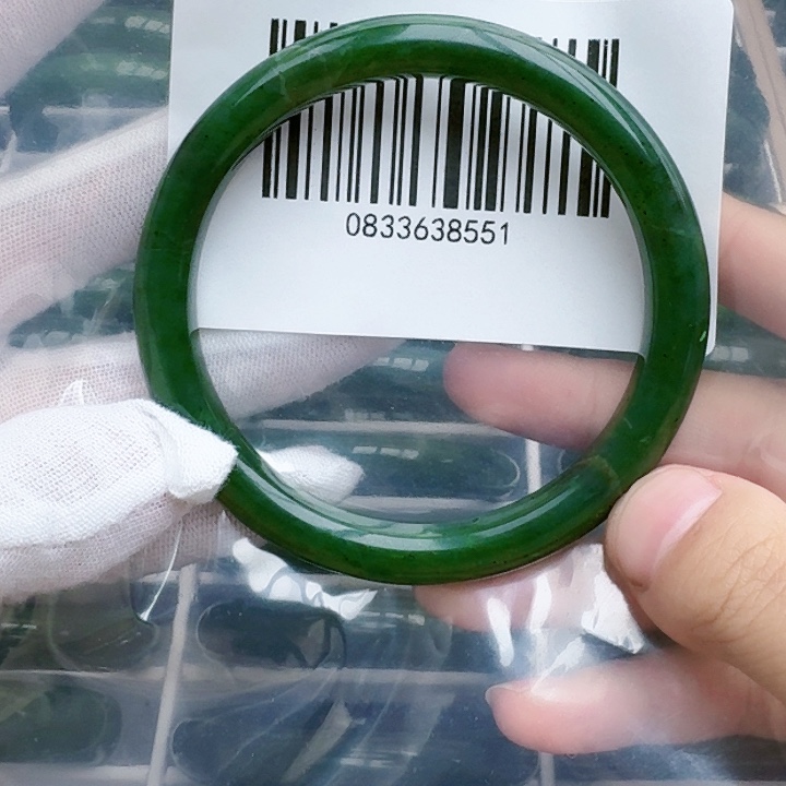 和田玉（碧玉）手镯未镶嵌63