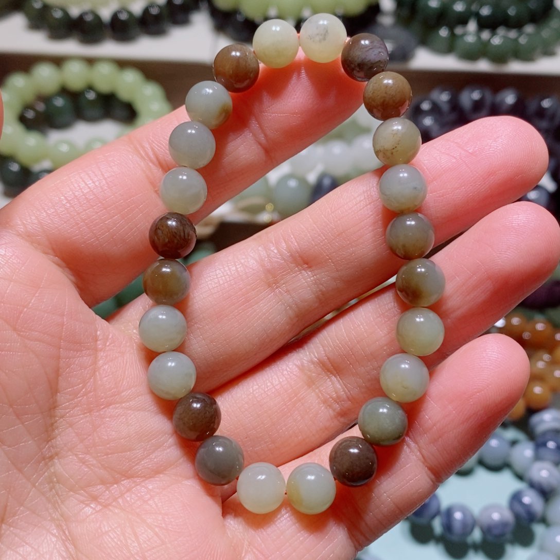 未镶嵌和田玉手链