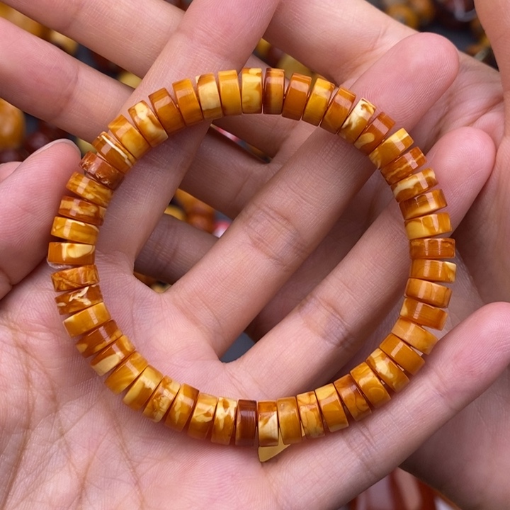 琥珀未镶嵌裸石蜜蜡M
