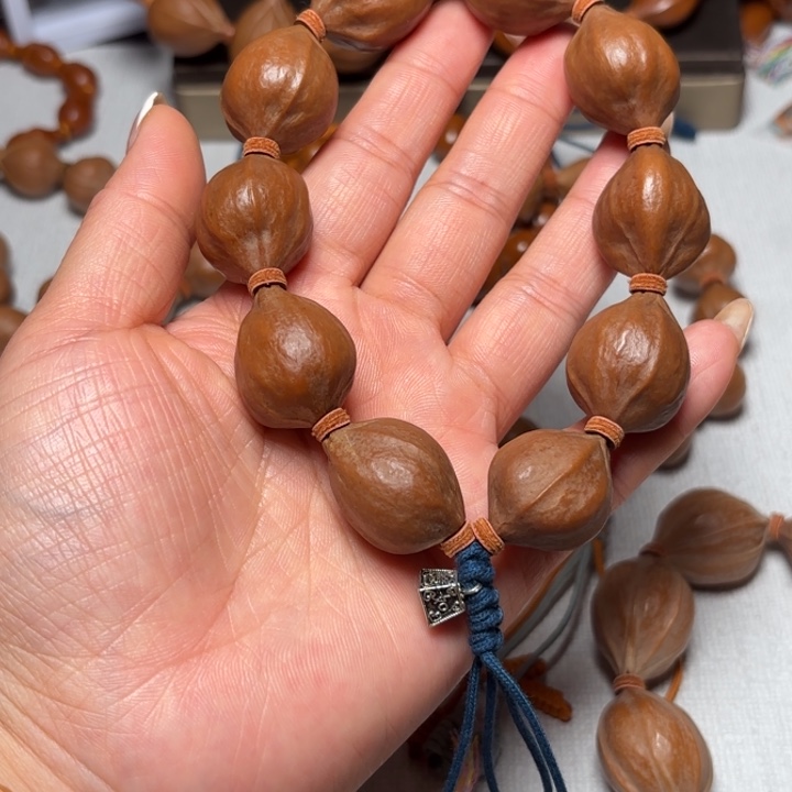 九***筒橄榄核手串/手链2.1梅林老油核