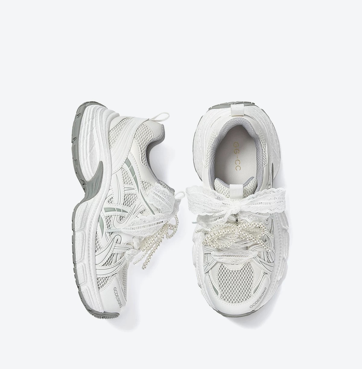 【直播专享】GGCC2025夏季新款芭蕾风老爹网面老爹ggcc杭州富阳二店