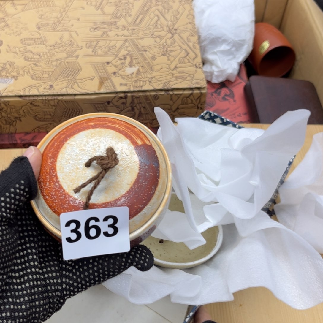 瓷片摆件工艺品摆件666 