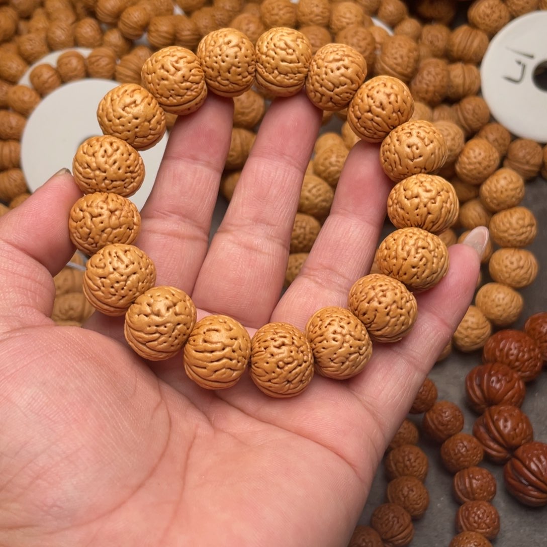 桃核手串老树苹果闪25