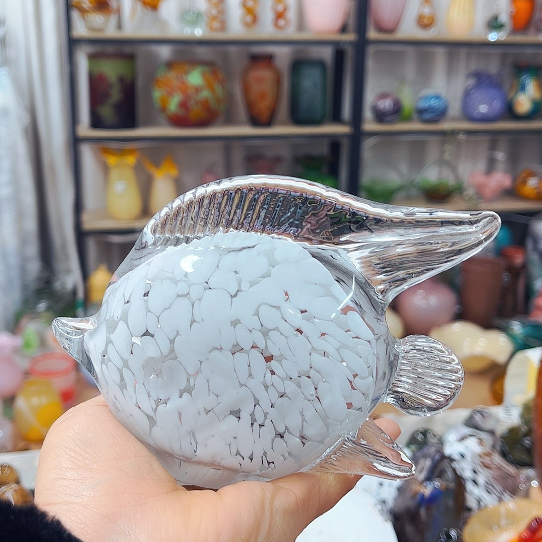 鱼家悦琉璃工艺品不完美