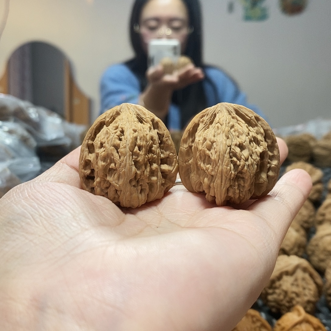 桃核吊坠 密纹 35