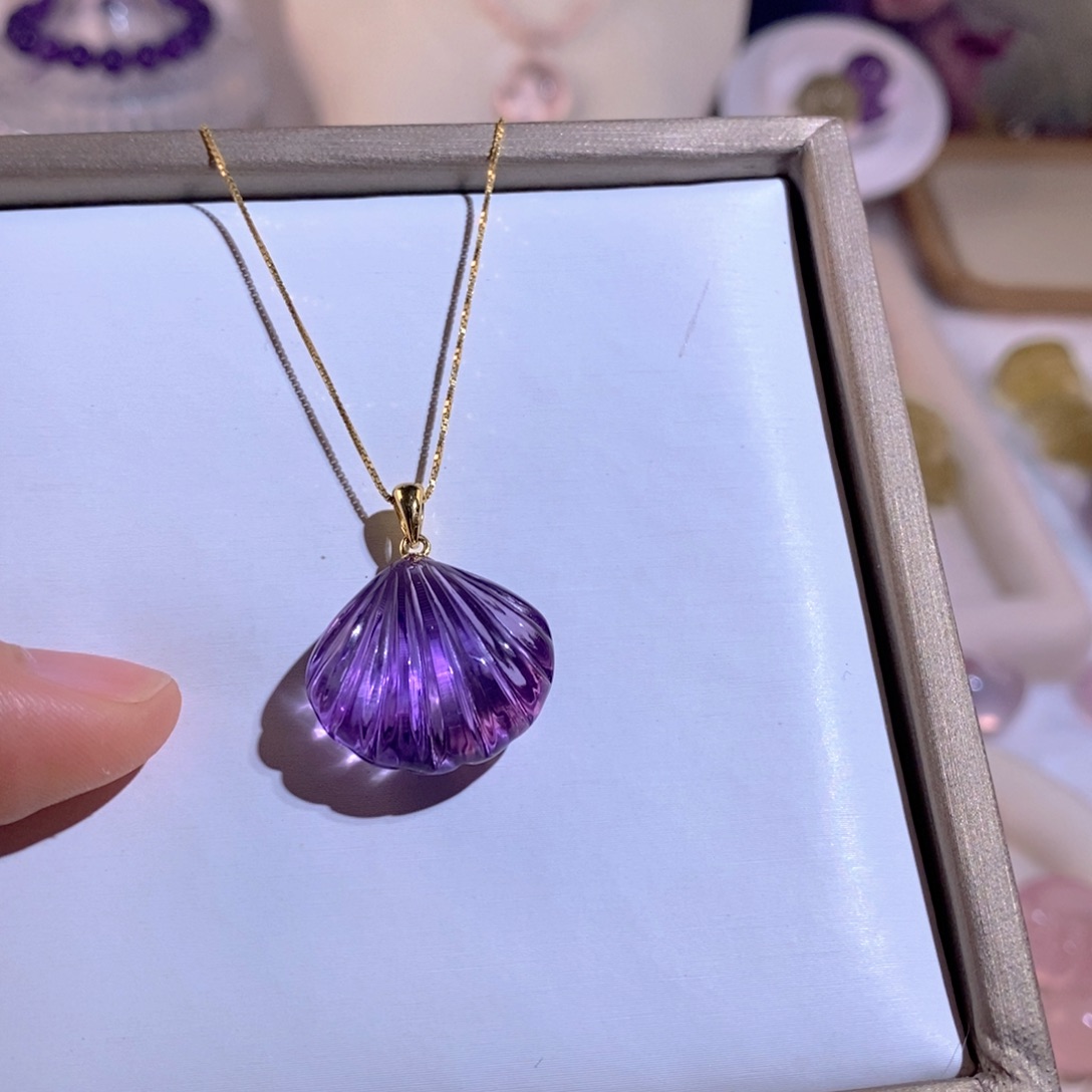 未镶嵌水晶珠宝半成品吊坠