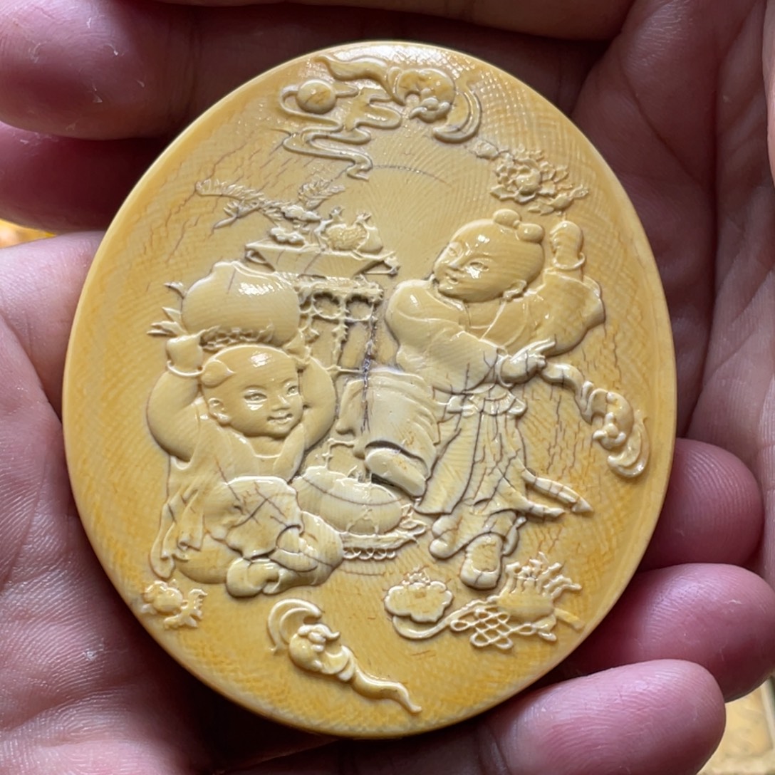 蓝***猛犸象牙吊坠火爆火爆火爆火爆