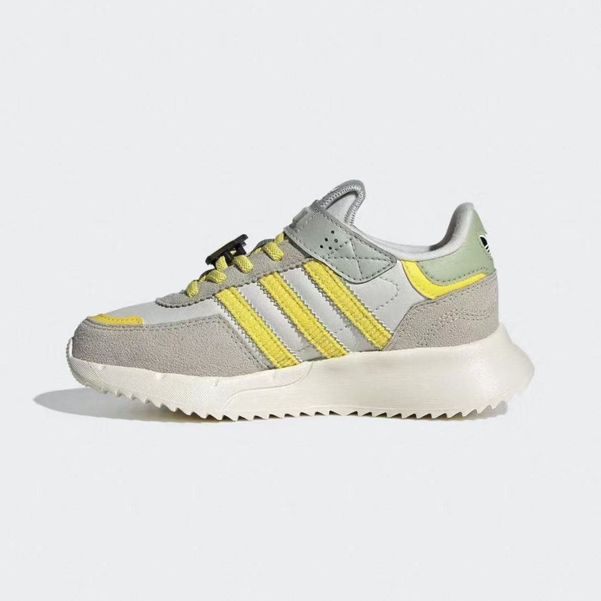 adidas/阿迪达斯小童Retropy F2三叶草舒适百搭低帮休闲鞋 JS2471