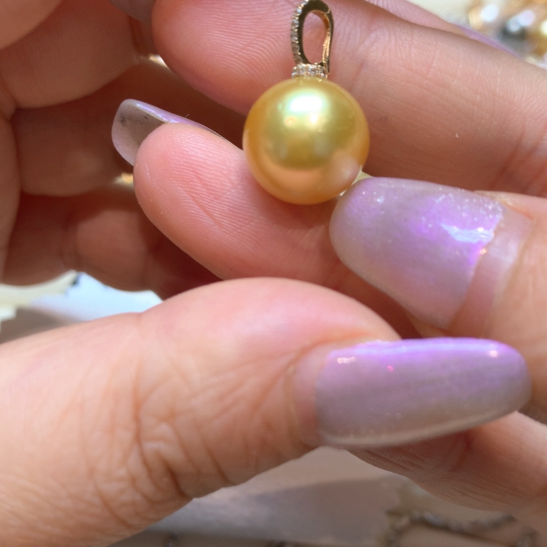 海水珍珠14K金镶嵌颈饰