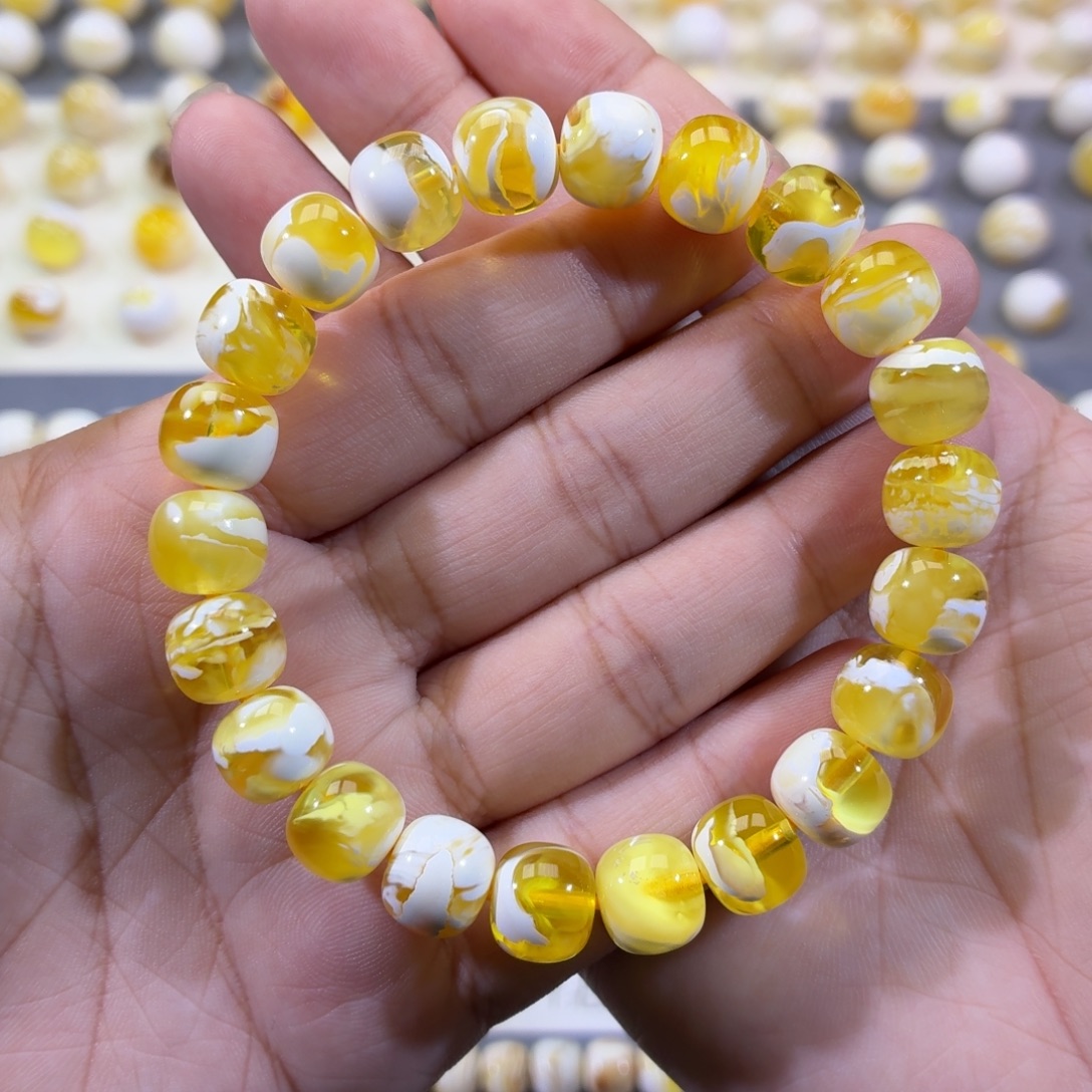 琥珀未镶嵌裸石10mm