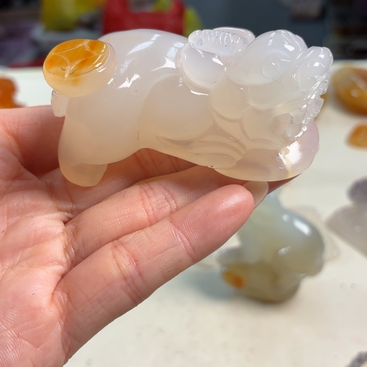 玛瑙/玉髓未镶嵌吊坠(不含链)