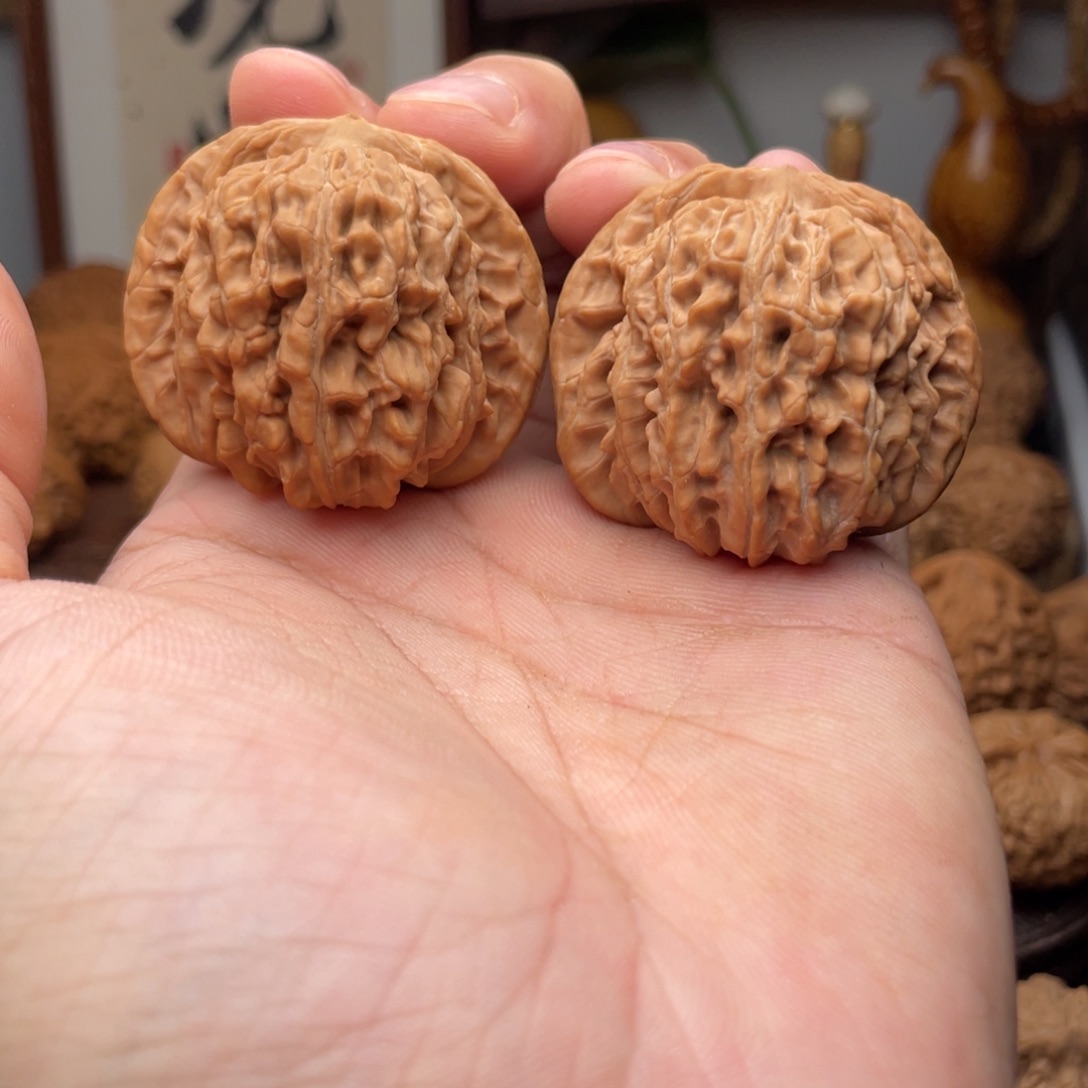 文玩核桃把件平谷四座楼43