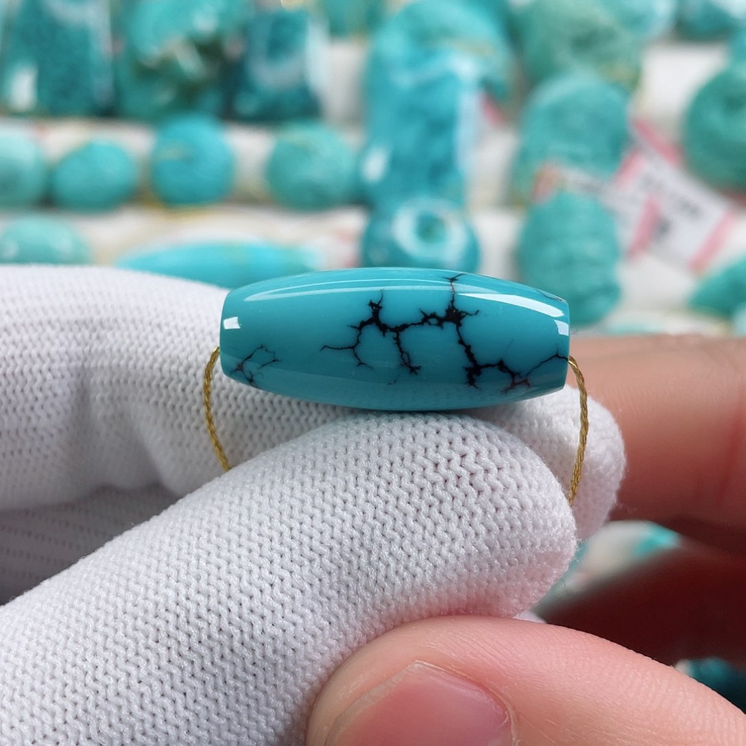 绿松石车挂未镶嵌半****