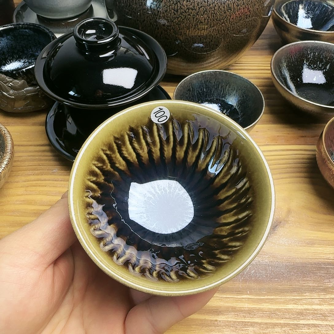 茶盏建窑建盏茶器100