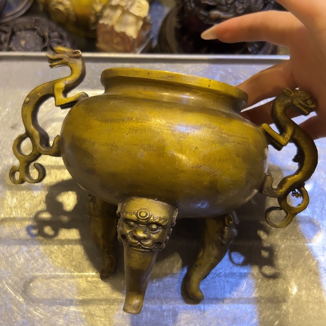 黄铜摆件，文房摆件工艺品