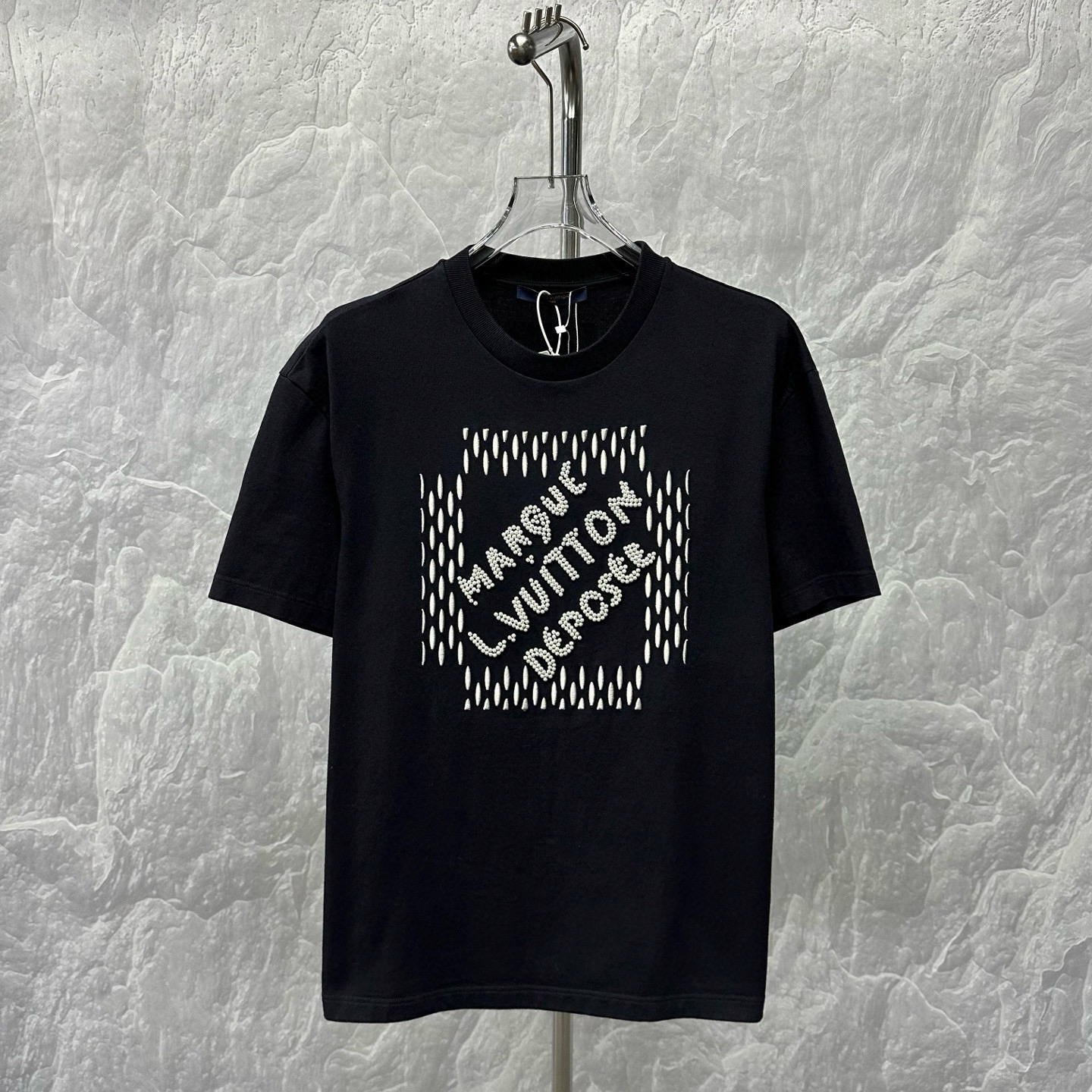 未使用 LouisVuitton/路易威登 FW24 菲董联名珍珠短袖L码 D16655