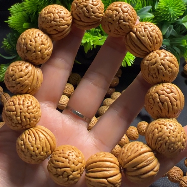 ****瓜手串/手链桃木白月光手串14颗