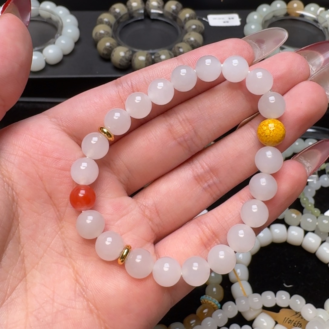 和田玉手链未镶嵌