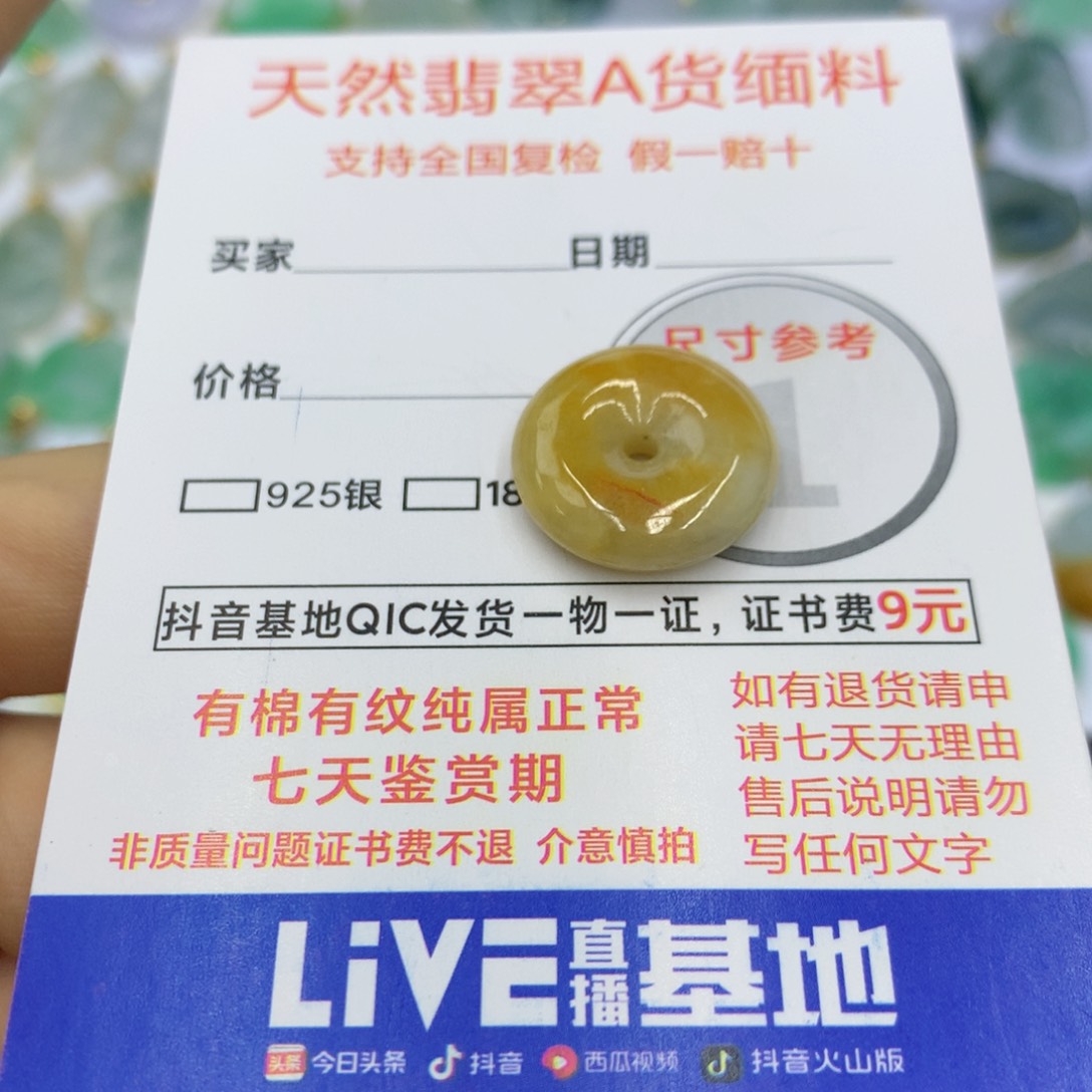 翡翠颈饰未镶嵌翡翠