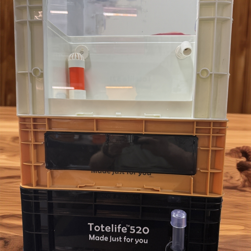 403023可视带过滤循环系统乌龟饲养盒抽屉式过滤