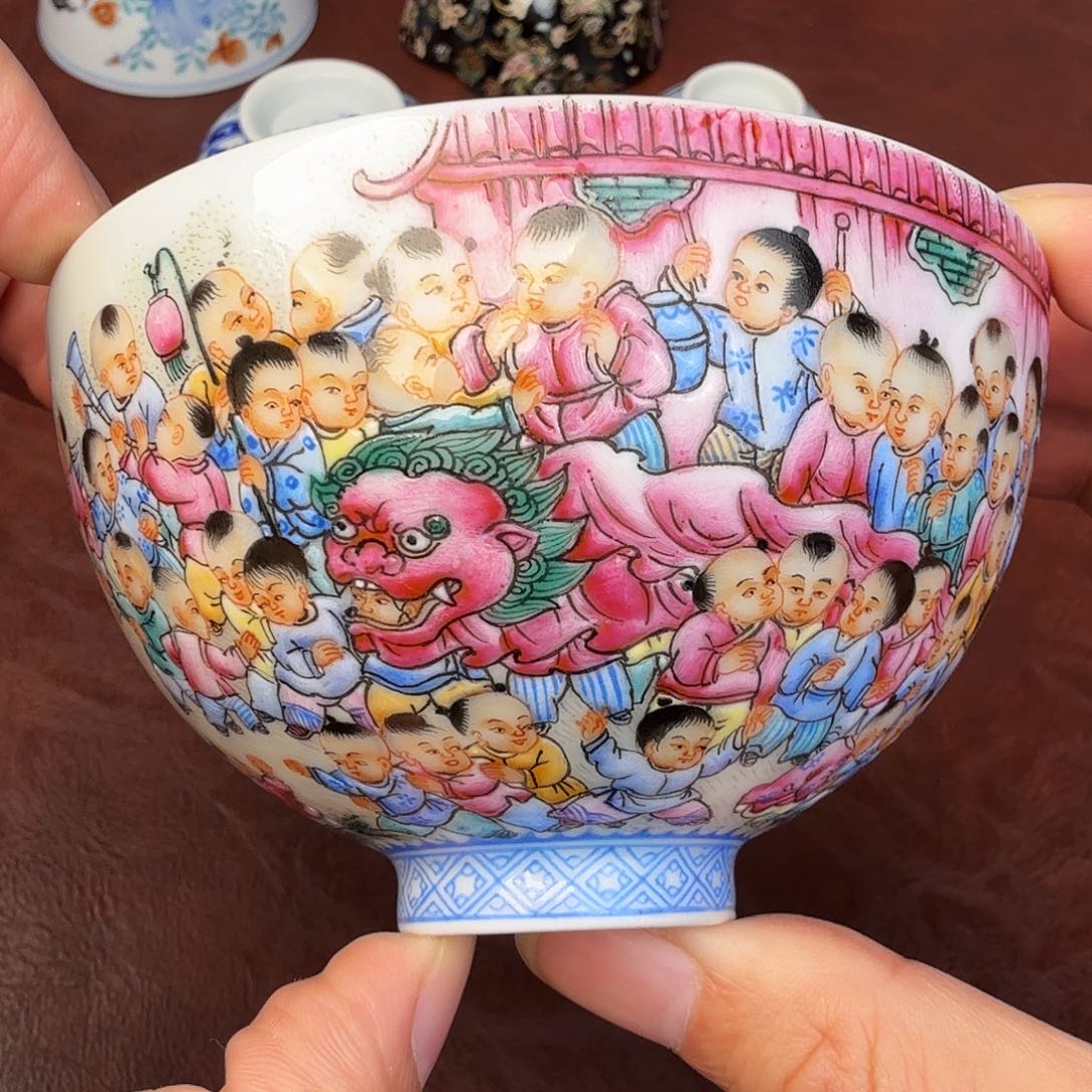 幽***士陶现代景德镇全手工全手绘陶瓷