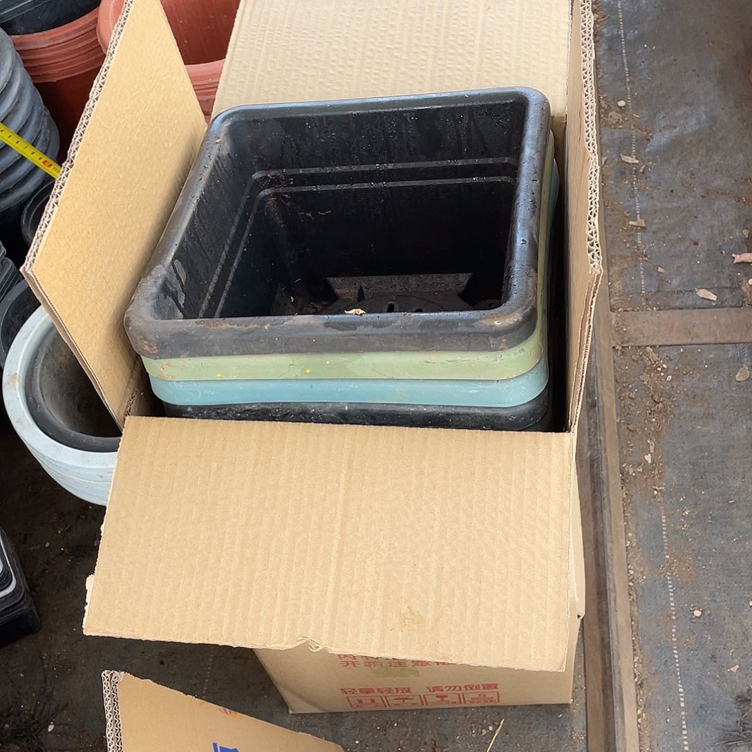 旧口径27高19方盆5个