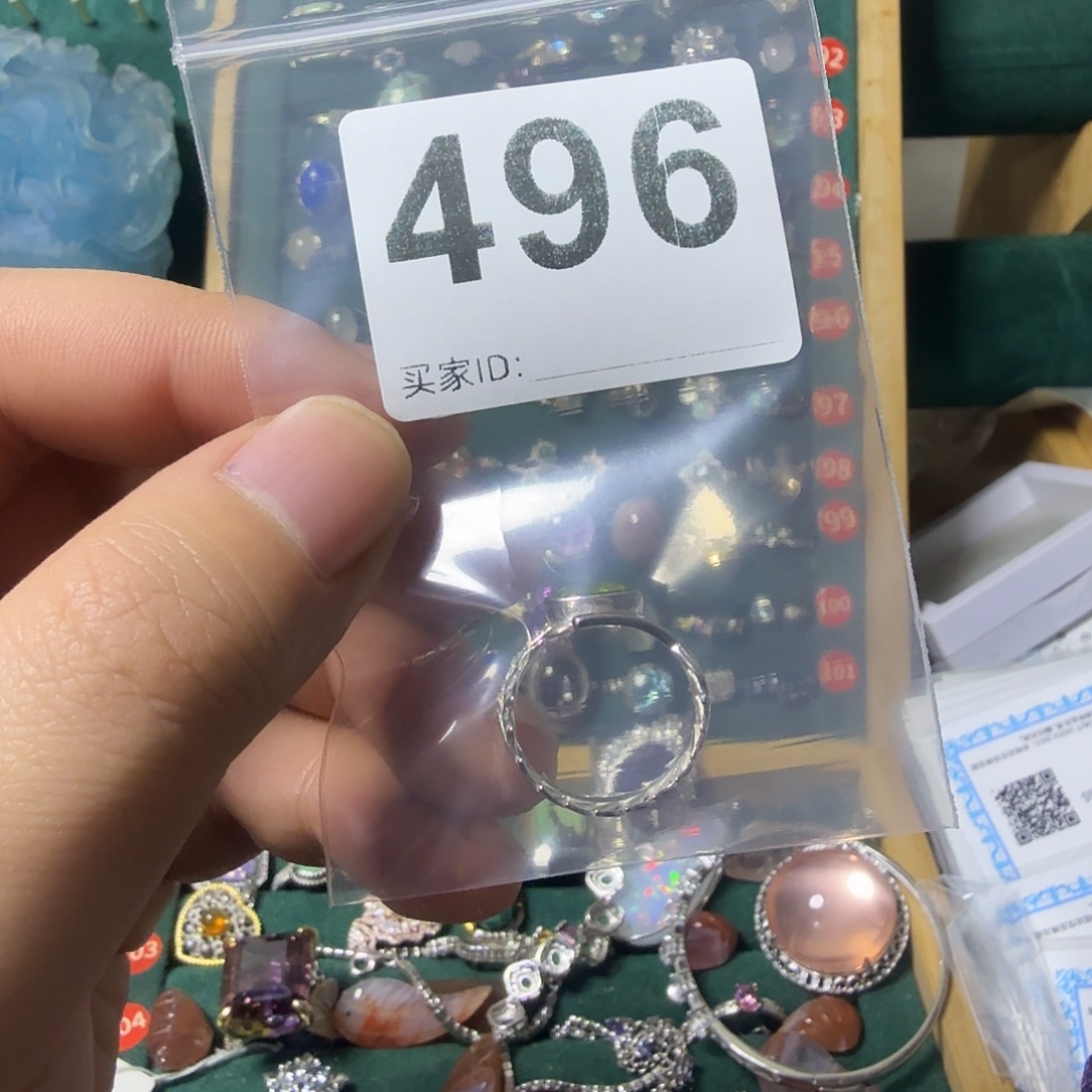 ༺***༻戒指橄榄石银S925镶嵌