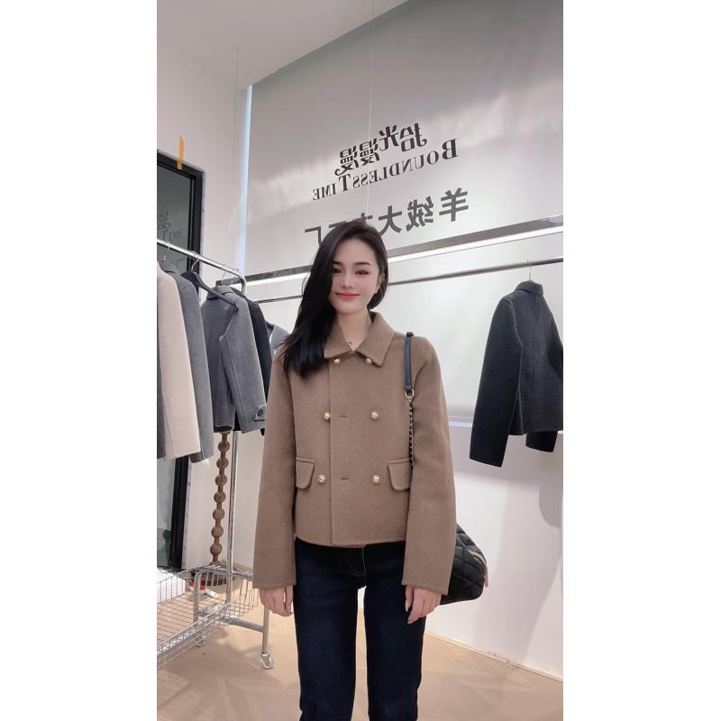 [田田专属]羊绒+超细绵羊毛轻奢休闲百搭小香风外套82503(014）