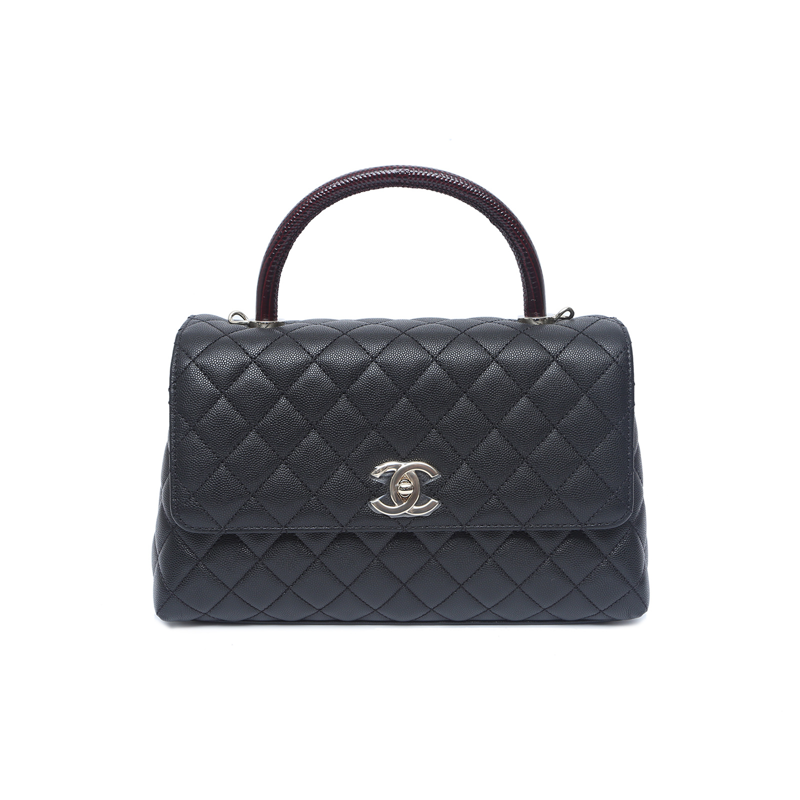 全新未使用 Chanel/香奈儿 【念念活动】Coco Handle 中号 黑色包