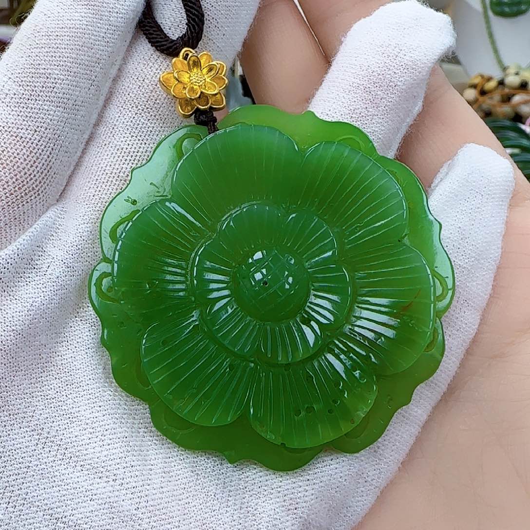 和田玉（碧玉）挂坠未镶嵌