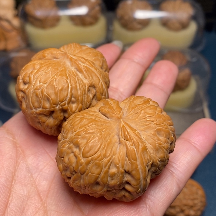 【闪购商品】文玩核桃把件启*录平谷元宝