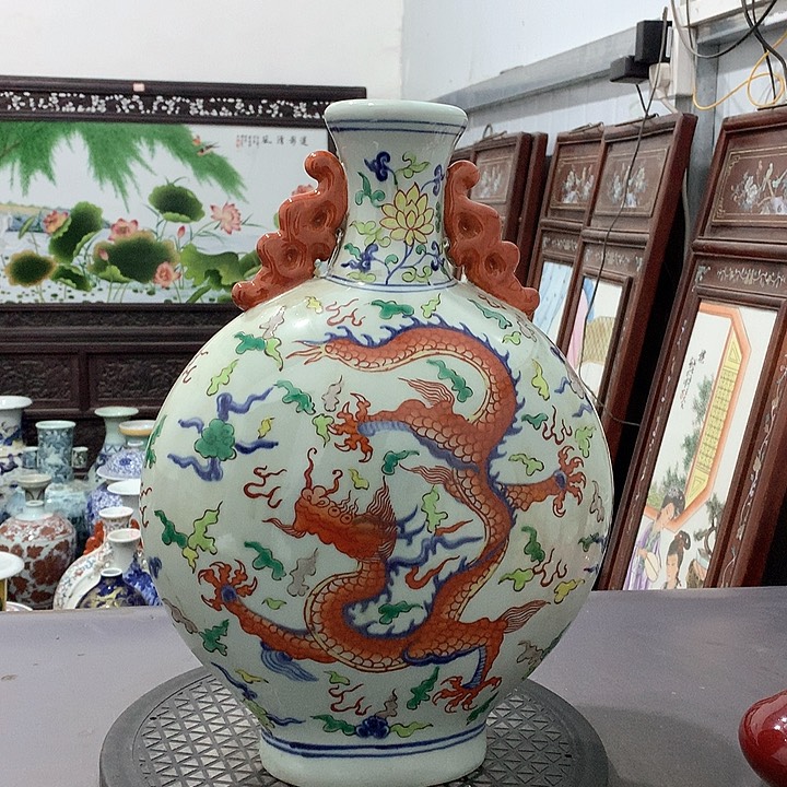 摆件陶博古架陶瓷摆件